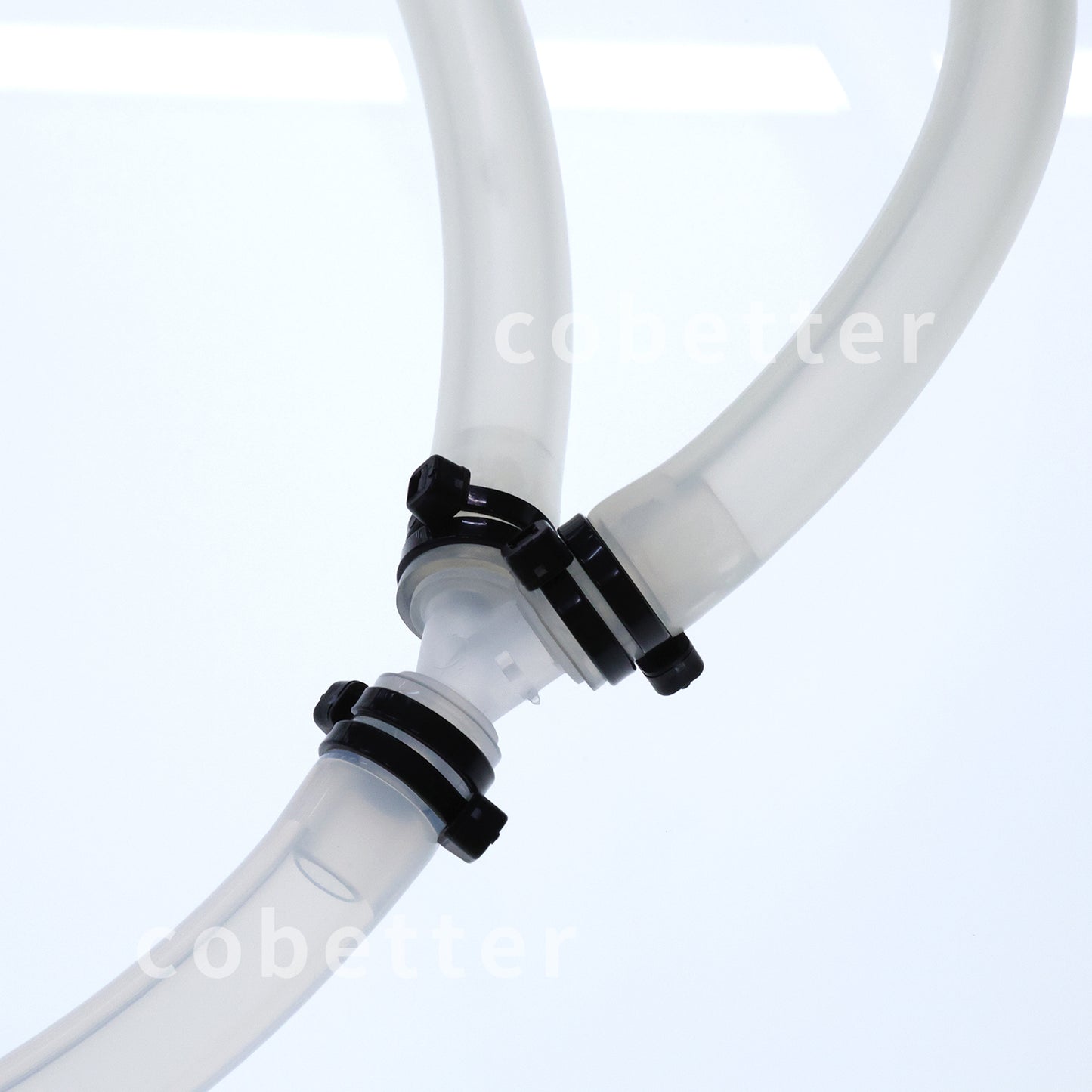 COBETTER Single-Use Y-line Transfer Sets with C-Flex® TPE Tubing Plugs