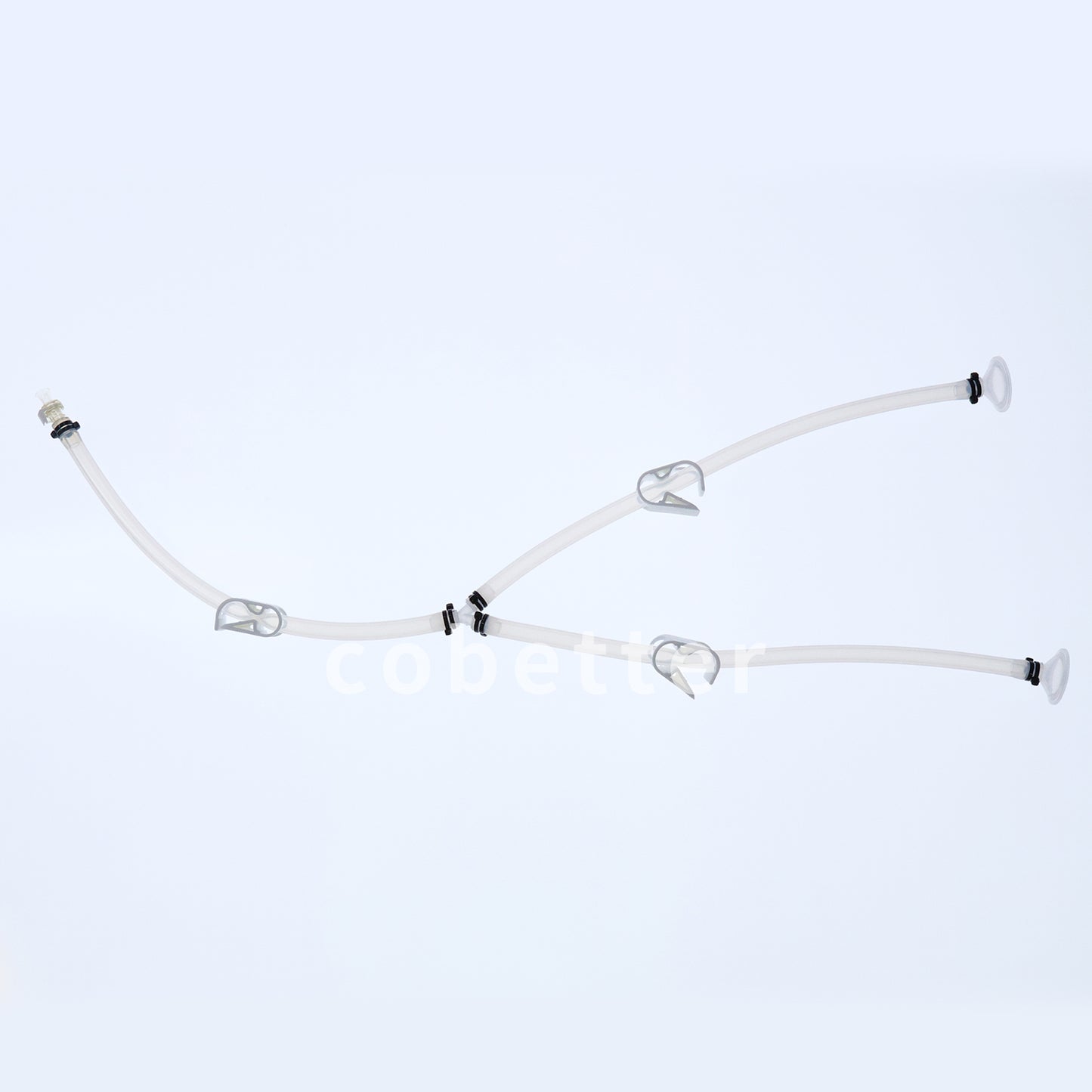 COBETTER Single-Use Y-line Transfer Sets with C-Flex® TPE Tubing Plugs