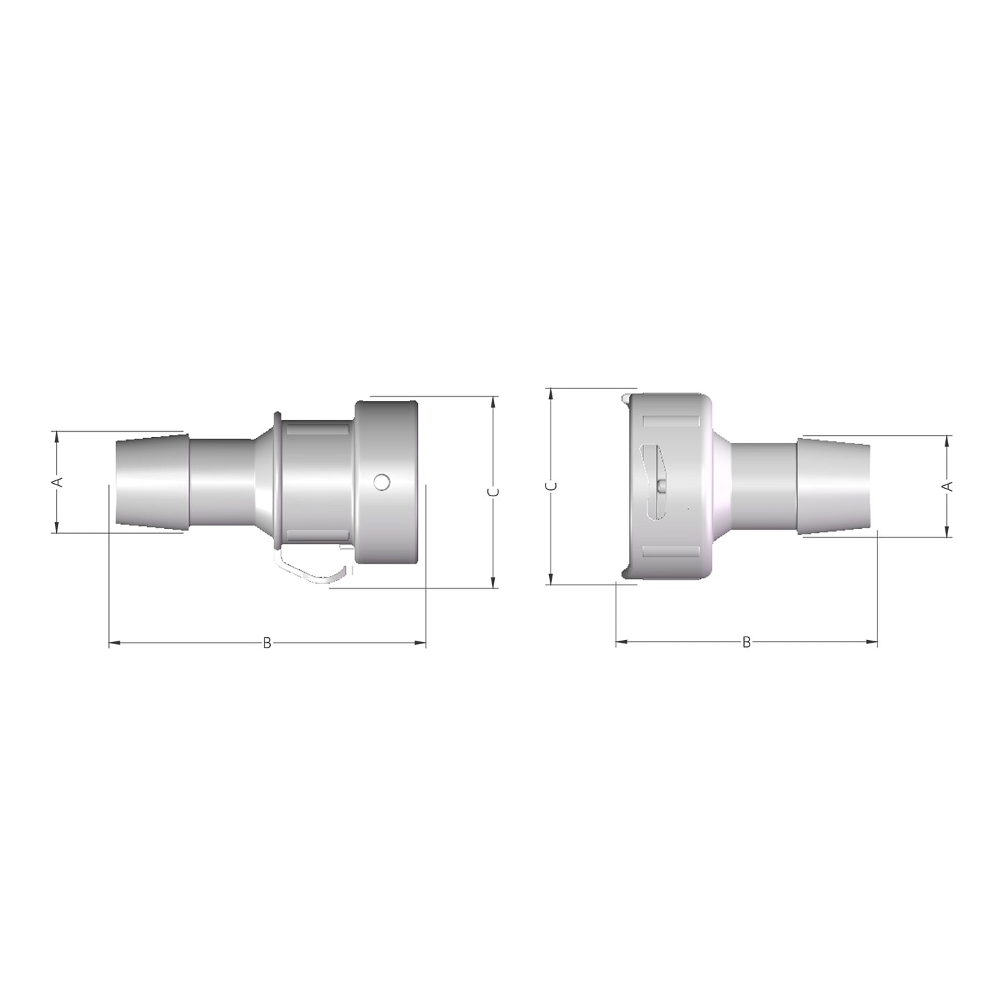 COBETTER Pharmaceutical ECL Easy Connectors Polysulfone PSF 10/pk