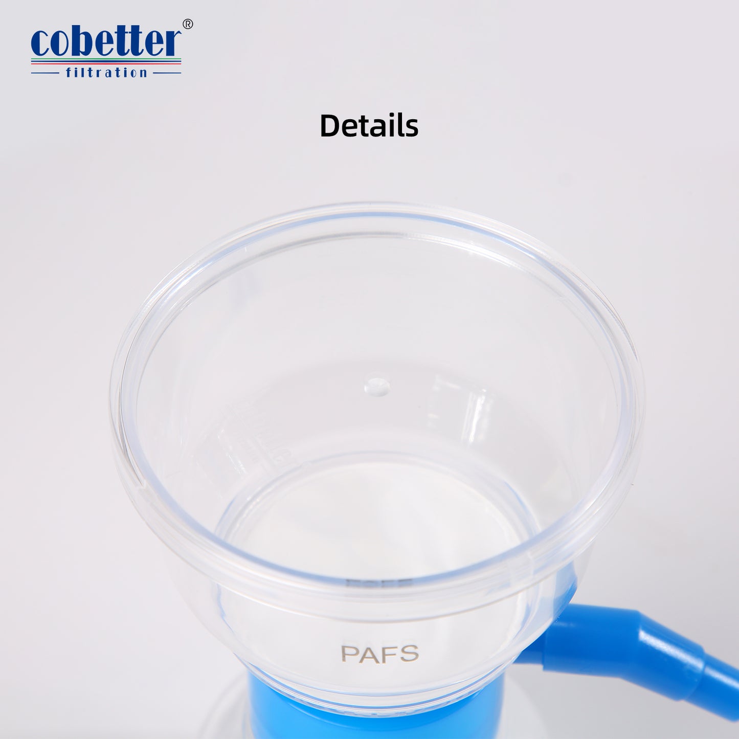 COBETTER Bottle Top Vacuum Filter Sterile Filtration System Double-layer Hydrophilic PVDF Membrane