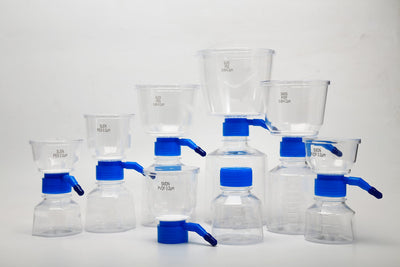 PES and hydrophilic PVDF vacuum filter collection