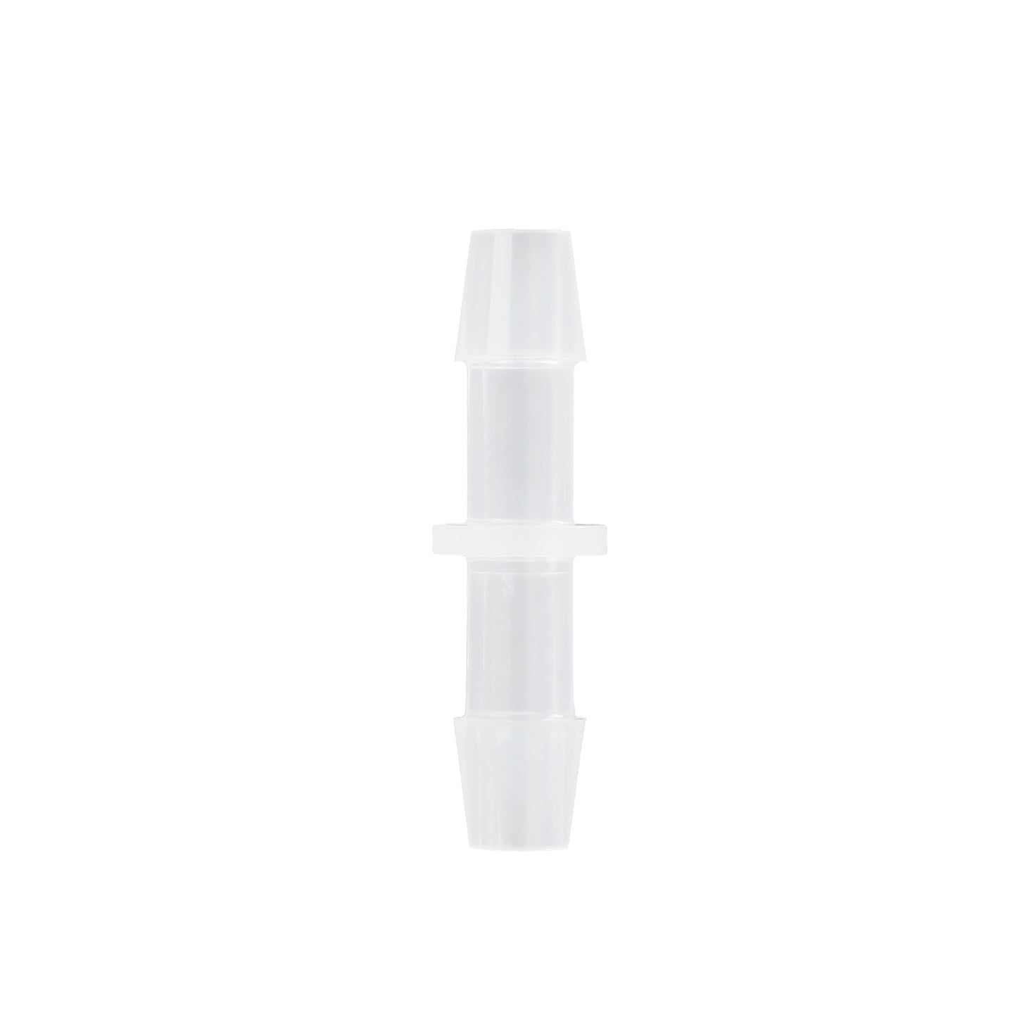 COBETTER Straight Hose Barb Fittings Equal Barbed Pharmaceutical Polypropylene Through Tube Fitting Connector 10/pk