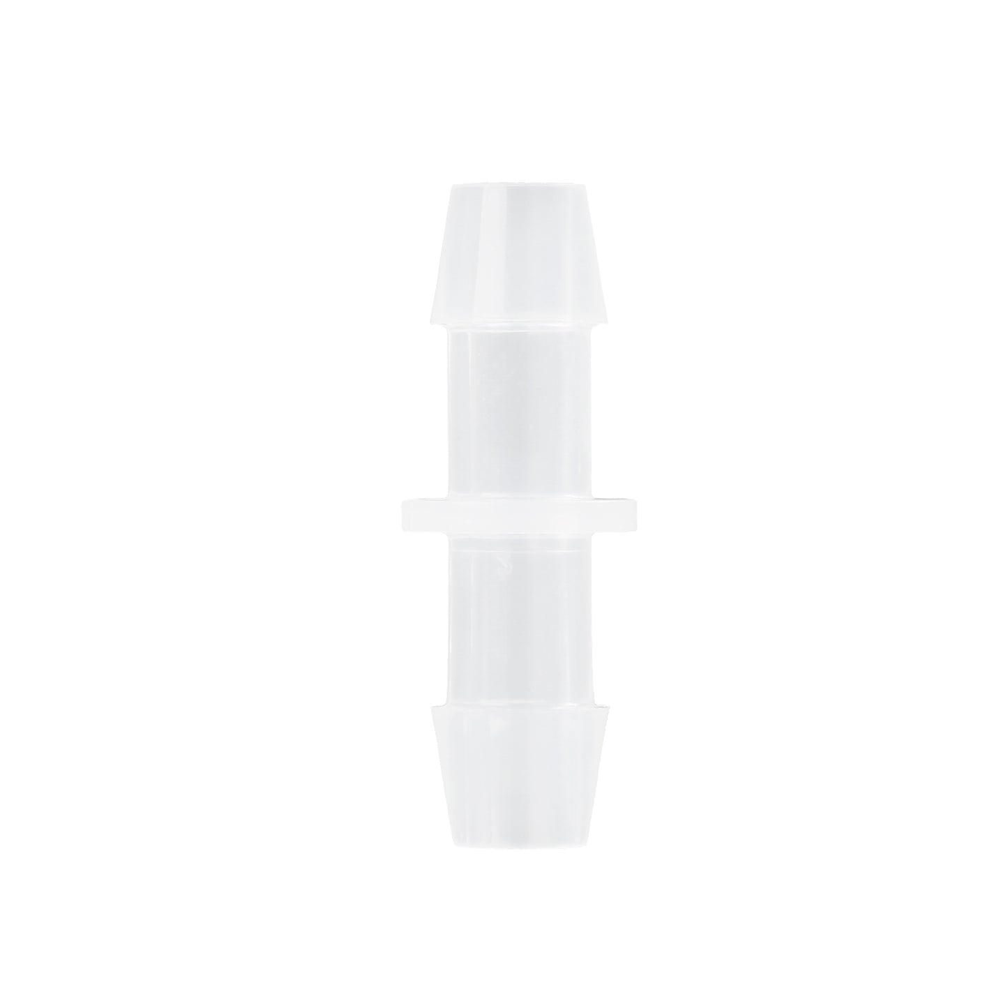 COBETTER Straight Hose Barb Fittings Equal Barbed Pharmaceutical Polypropylene Through Tube Fitting Connector 10/pk