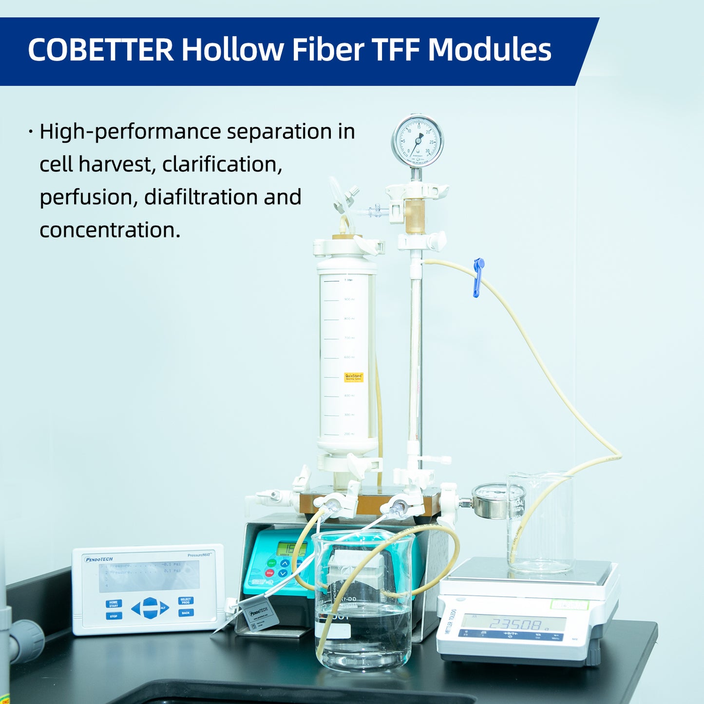 COBETTER 1mm Pilot+ Hollow Fiber TFF, mPES